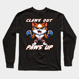 Claws out PAWS UP! Long Sleeve T-Shirt